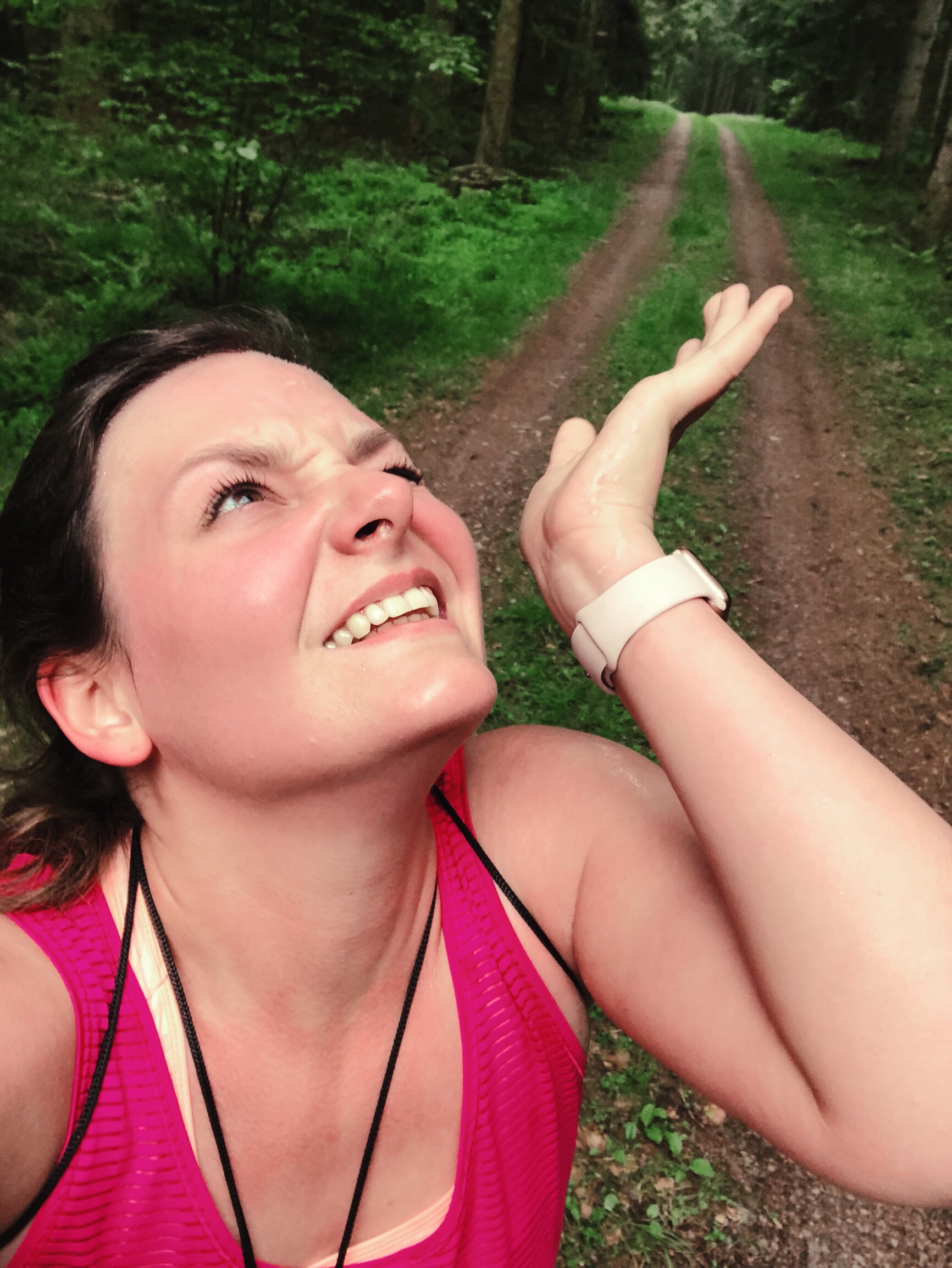 Joggen, Wald, Frau